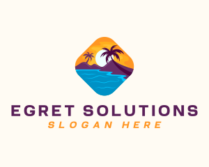 Nature Island Travel logo design