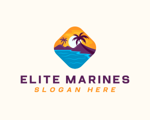 Nature Island Travel logo design