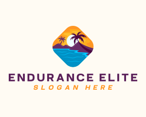 Nature Island Travel logo design