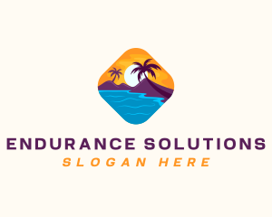 Nature Island Travel logo design