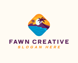 Nature Island Travel logo design