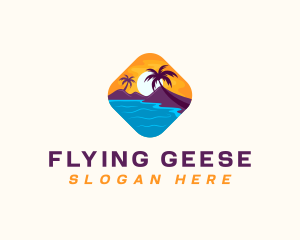 Nature Island Travel logo design