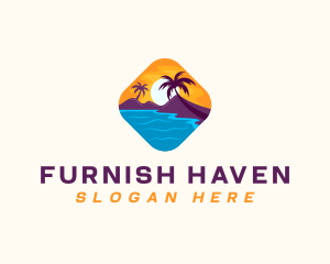 Nature Island Travel logo design