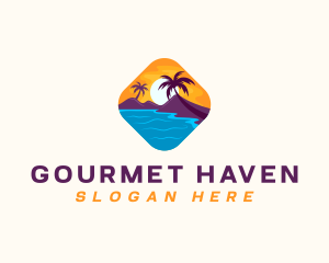 Nature Island Travel logo design