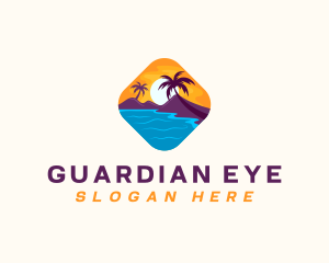 Nature Island Travel logo design