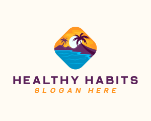 Nature Island Travel logo design