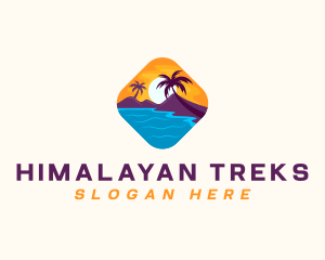 Nature Island Travel logo design