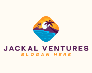 Nature Island Travel logo design