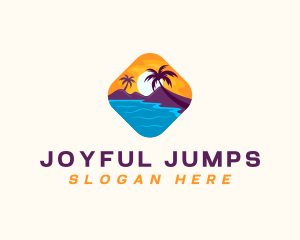 Nature Island Travel logo design