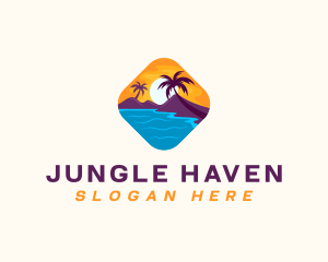 Nature Island Travel logo design