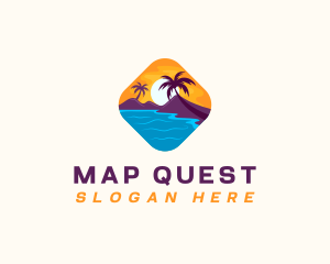 Nature Island Travel logo design