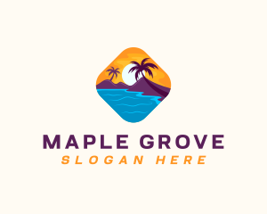 Nature Island Travel logo design