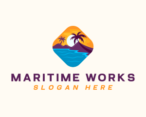 Nature Island Travel logo design