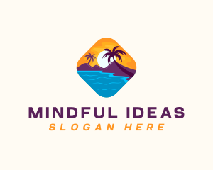 Nature Island Travel logo design