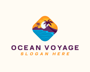 Nature Island Travel logo design