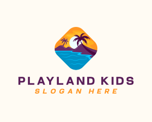 Nature Island Travel logo design