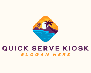 Nature Island Travel logo design