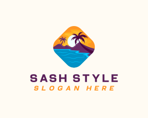 Nature Island Travel logo design