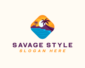 Nature Island Travel logo design