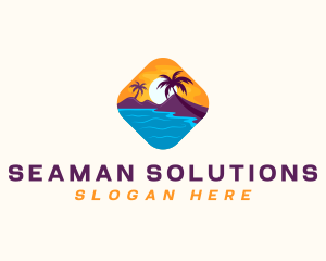 Nature Island Travel logo design