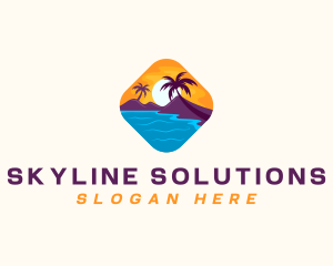 Nature Island Travel logo design