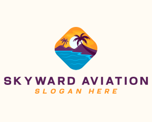 Nature Island Travel logo design