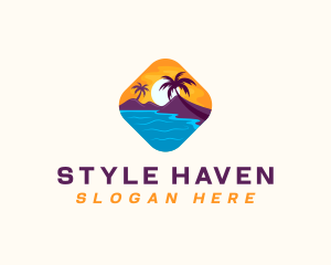 Nature Island Travel logo design