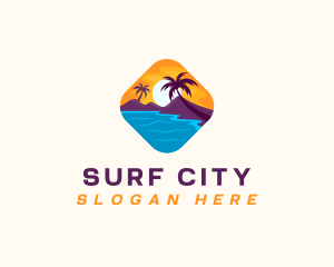 Nature Island Travel logo design