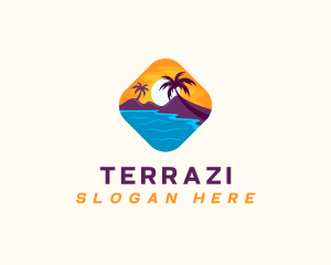 Nature Island Travel logo design