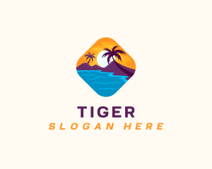 Nature Island Travel logo design