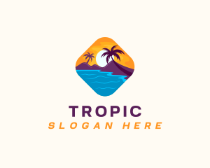 Nature Island Travel logo design