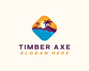 Nature Island Travel logo design