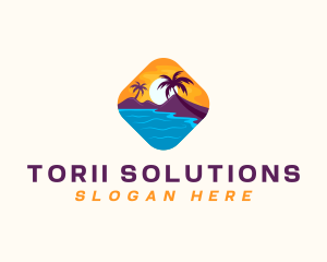 Nature Island Travel logo design