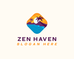 Nature Island Travel logo design