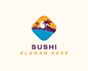 Nature Island Travel logo design