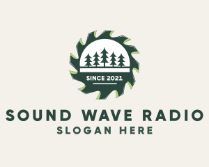 Veggie - Pine Forest Saw logo design