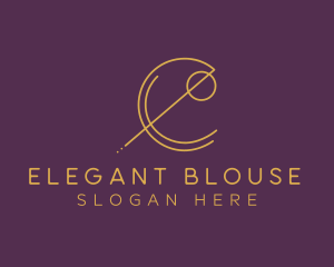 Elegant Geometric Letter E logo design