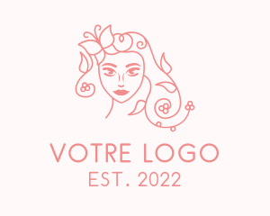Girly - Natural Beauty Cosmetics logo design