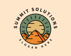 Hill - Sunshine Hills Landscape logo design