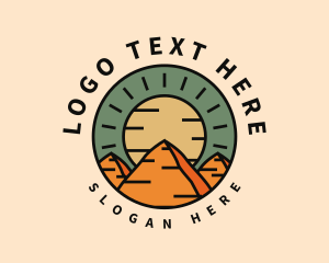 Tourist Spot - Sunshine Hills Landscape logo design