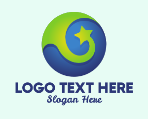 Globe - Star Planet Company logo design