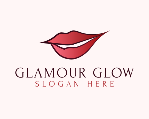 Makeup - Lips Makeup Salon logo design