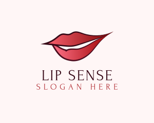 Lips Makeup Salon logo design
