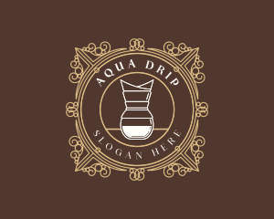 Drip - Coffee Drip Brew Cafe logo design