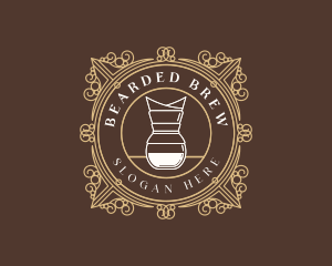 Coffee Drip Brew Cafe logo design