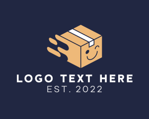 Cute - Logistic Smiley Box logo design