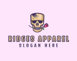 Skull Rose Avatar logo design