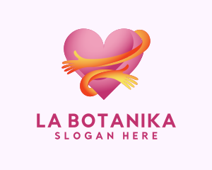 Orphanage - Embrace Love Heart logo design