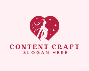 Erotic Stripper Woman logo design