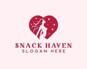 Erotic Stripper Woman logo design